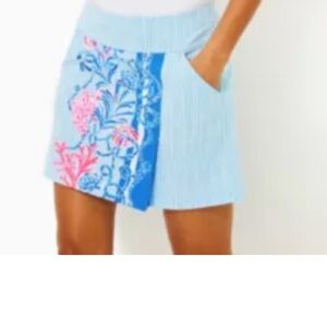 Blue and Pink Patterned Skort; Lilly pulitzer luxletic